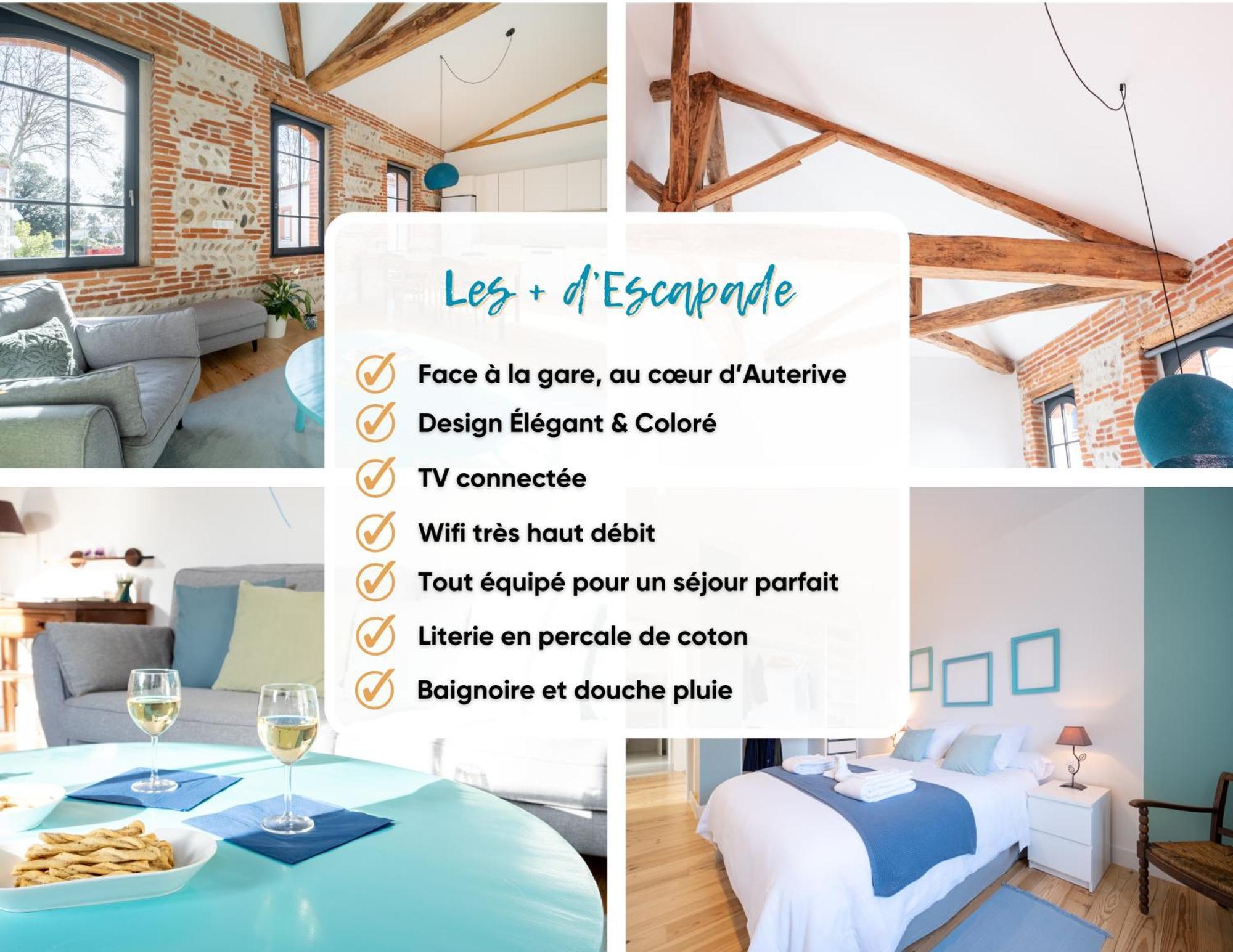 Evasions-Escapade, Centre-Ville, Gare Auterive  Экстерьер фото